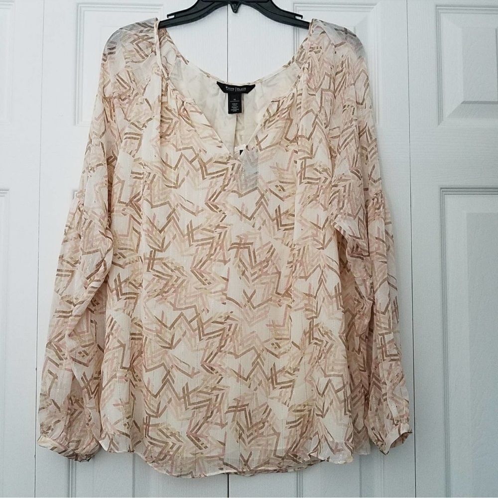 White House Black Market Blouse .